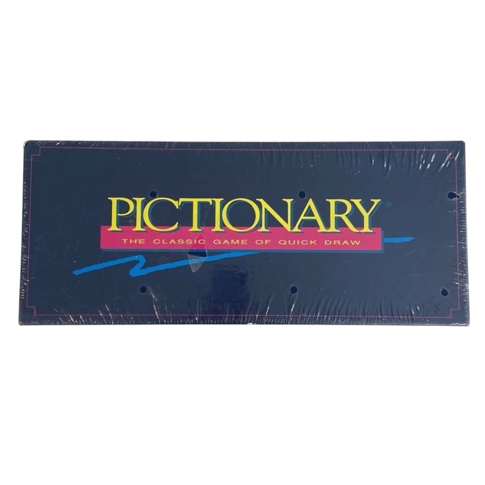 Vintage 1993 Pictionary 90’s Sealed Milton Bradley Hasbro Rare Collectible Game